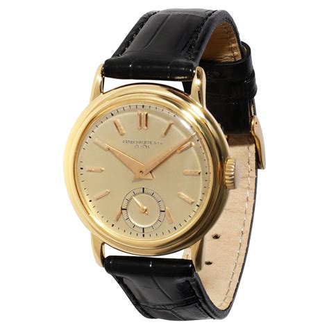 patek philippe yellow gold calatrava|Patek Philippe Calatrava vintage gold.